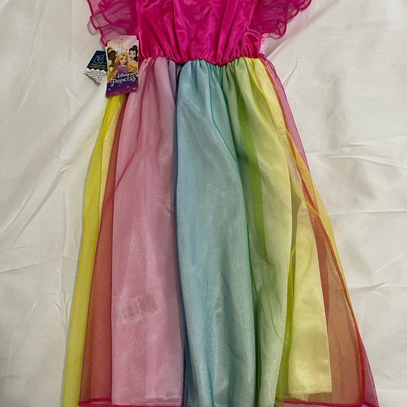 Disney Princess Rainbow Nightgown for Kids Girls Size 2T - Picture 4 of 4